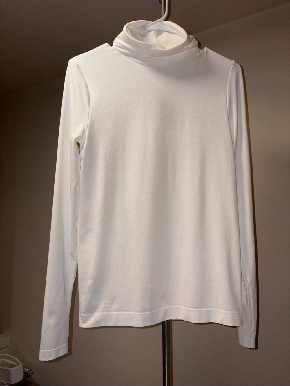 Wolford Cream Turtleneck Knit Top